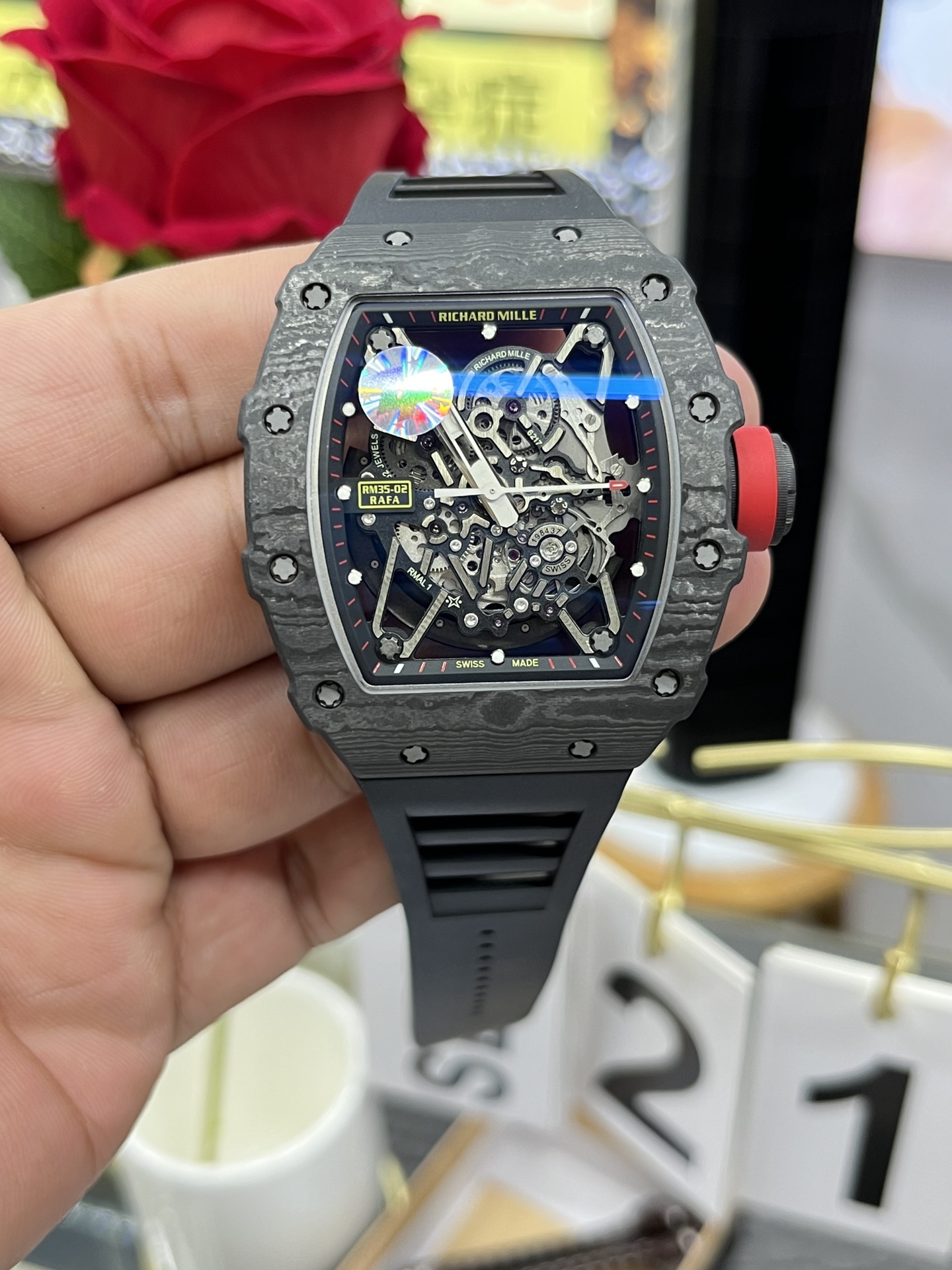 ZF l Calibre RMAL1 l 49.94*44.5MM l 리차드 밀 RM35-02 카본 파이버 케이스