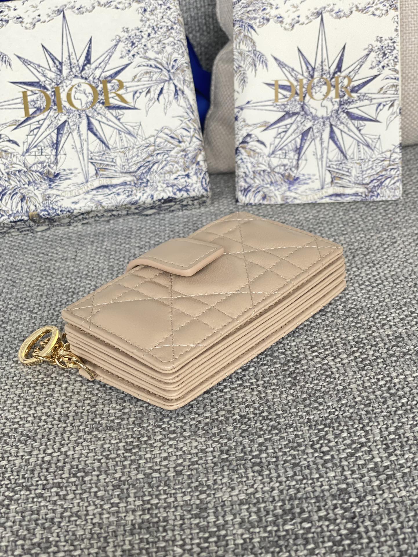 Lady Dior Jasmine 카드 지갑