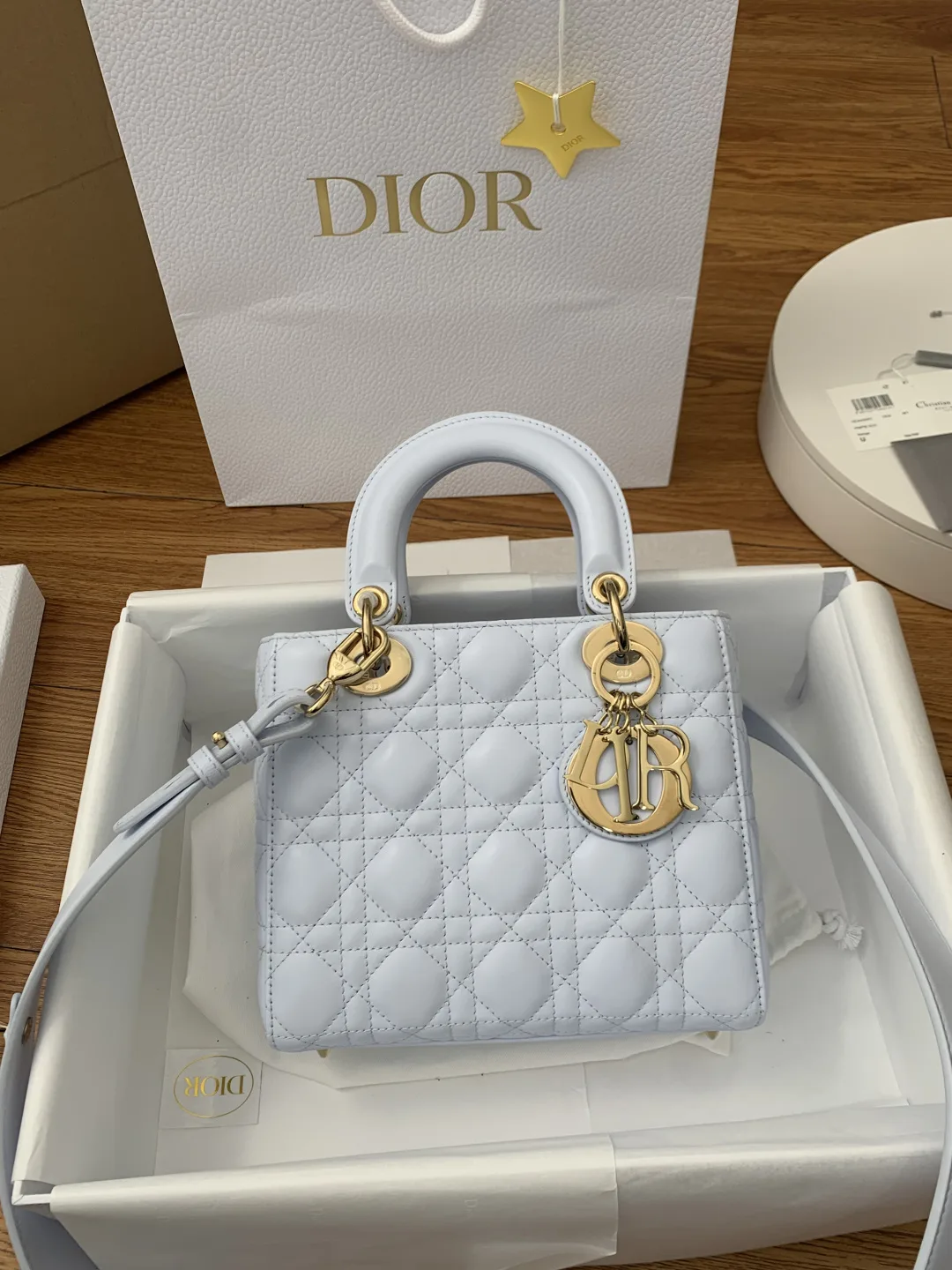 M9 디올 스몰 레이디 디올 My ABCDior 백 20 x 17 x 8cm